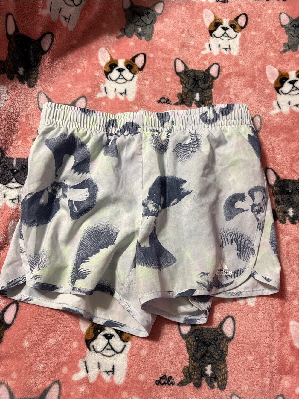 adidas Floral Print Athletic Shorts